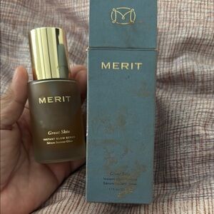 Merit Gold and Brown Skincare Serum & Face Oil